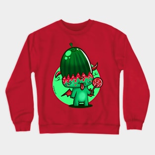 watermelon monster Crewneck Sweatshirt